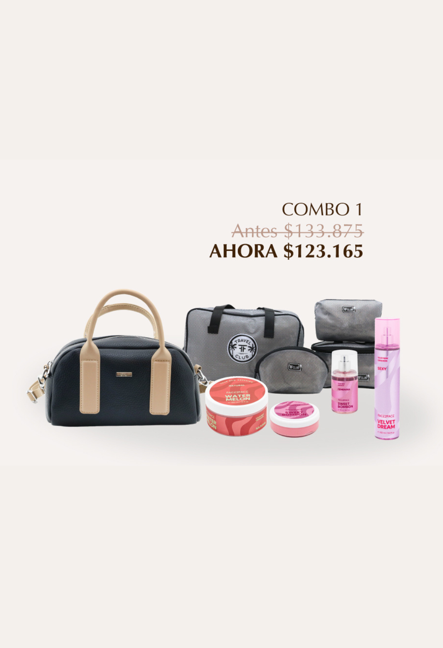 Combo 1 kits mayoristas Face2Face