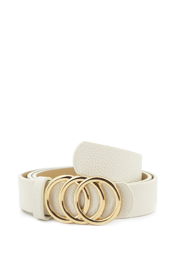 Correa Hebilla Aros Entrelazados