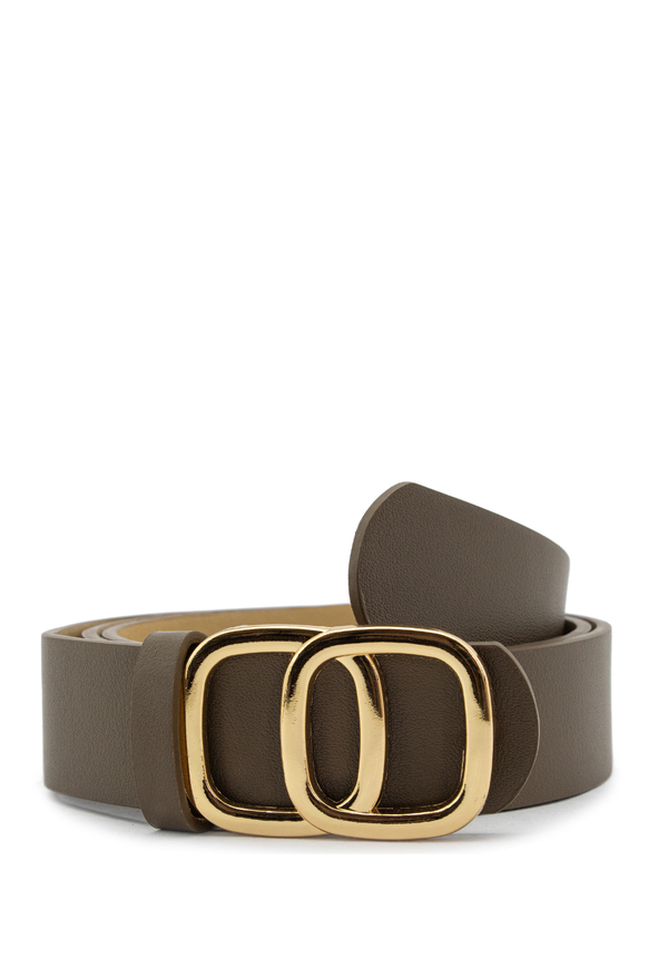 Cinturon Hebilla 2 Cuadros  Entrelazados