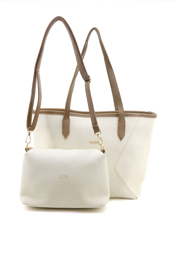 Set Bolso De Mano Con Bandolera