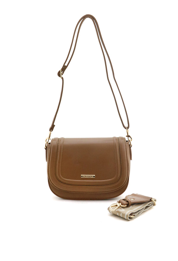 Bandolera Media Luna Correa Tejida