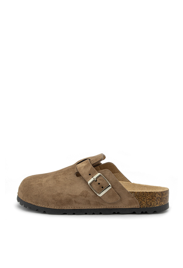 Zuecos Con Hebilla Lateral